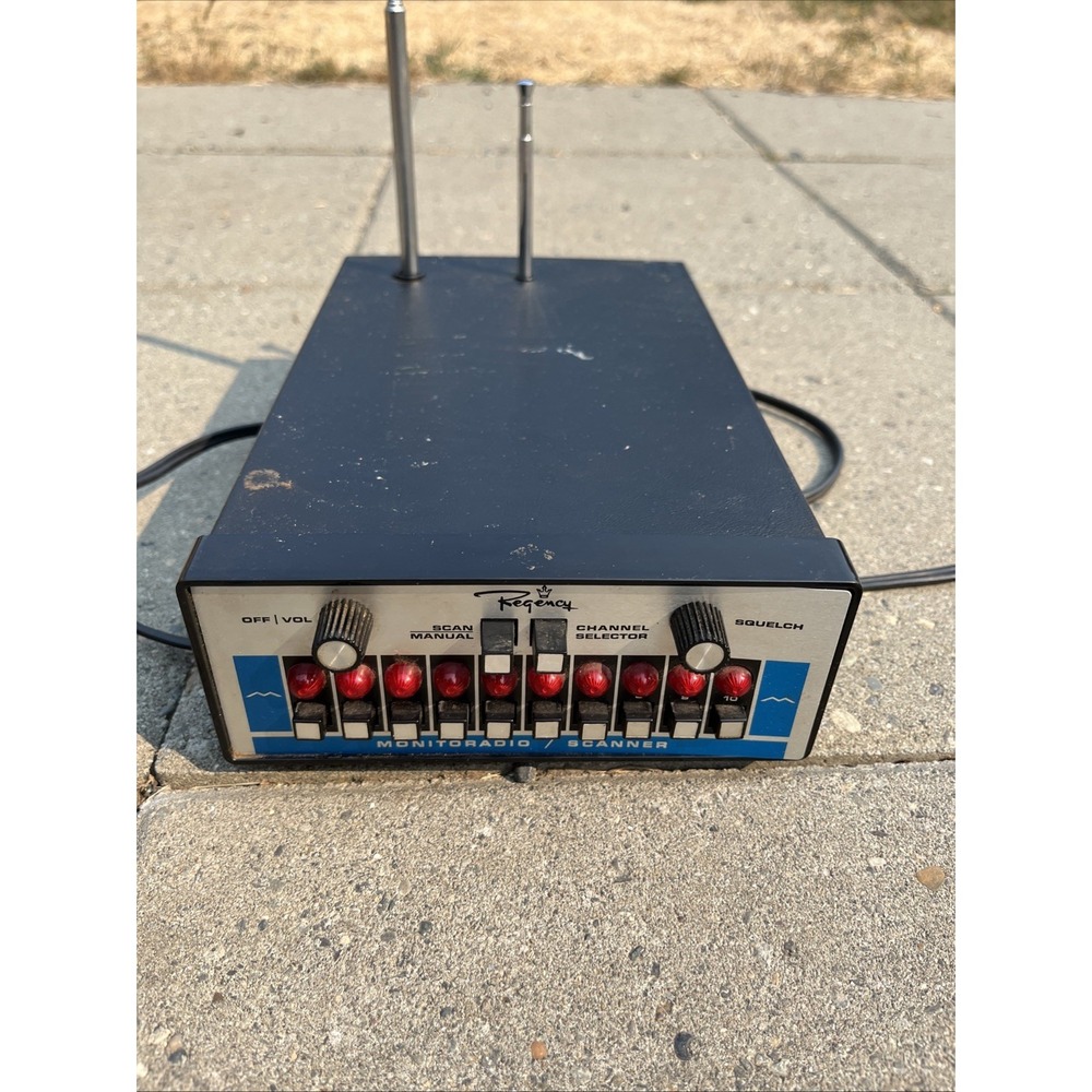 Regency Monitoradio/Scanner 1970s 10 Channel